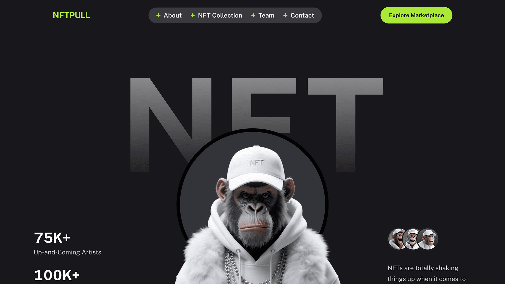 Nftpull Framer template