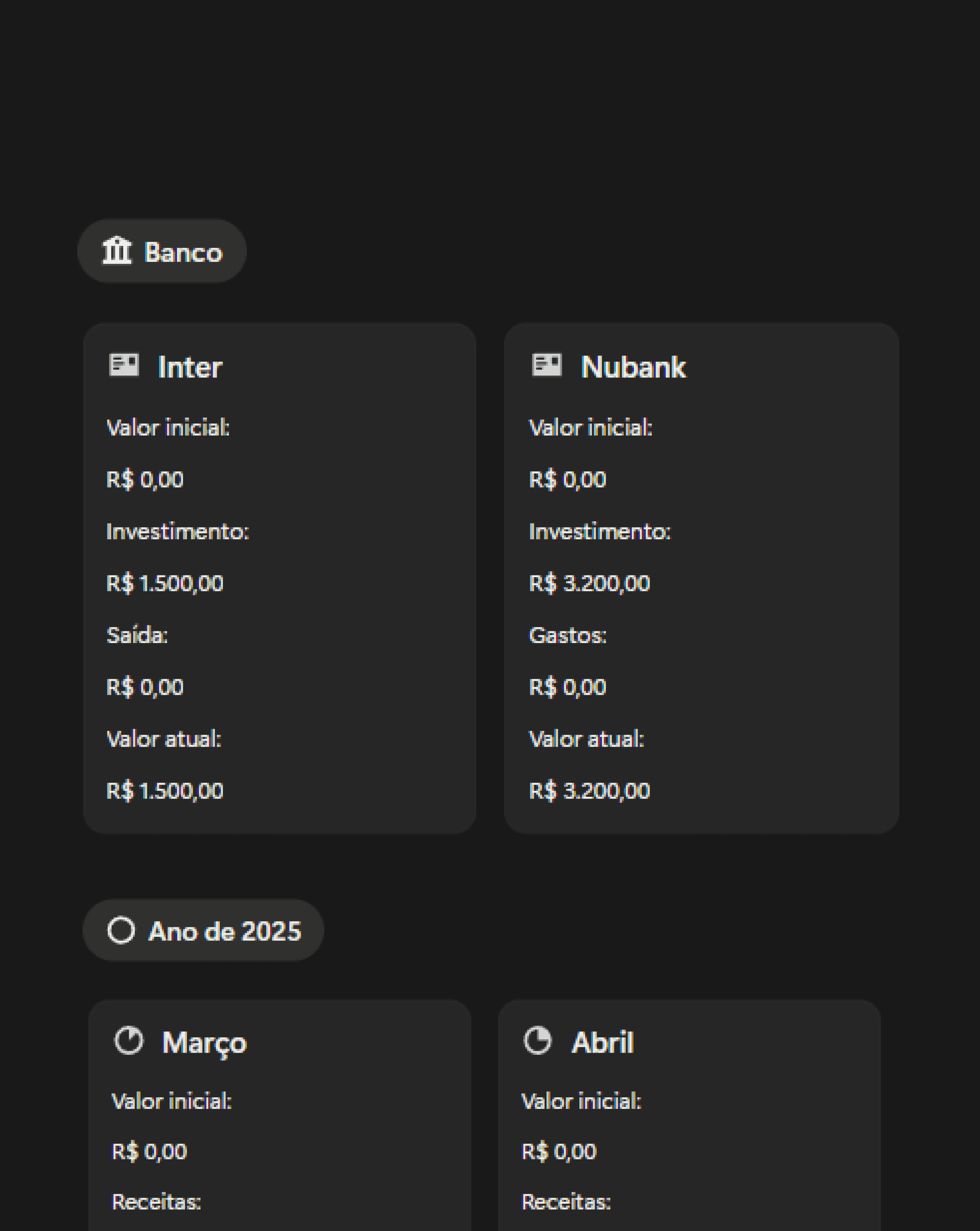 Vacation fund card showing $3,000 saved out of $5,000, with team members and due date