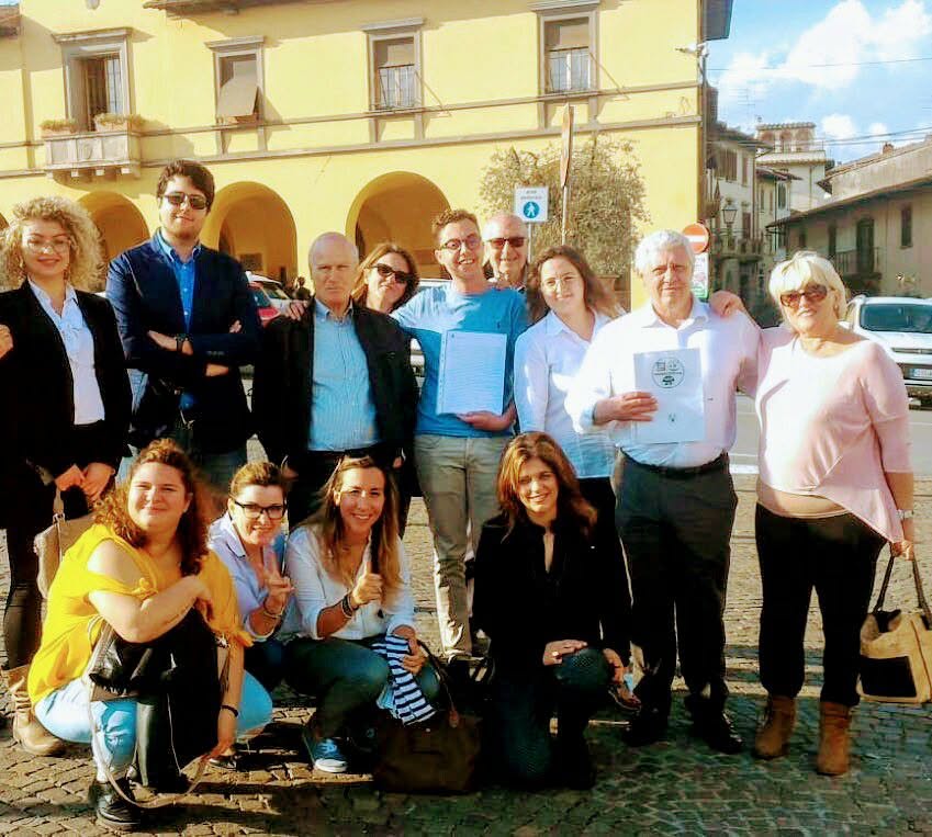 Matteo Zoppini durante un'iniziativa istituzionale
