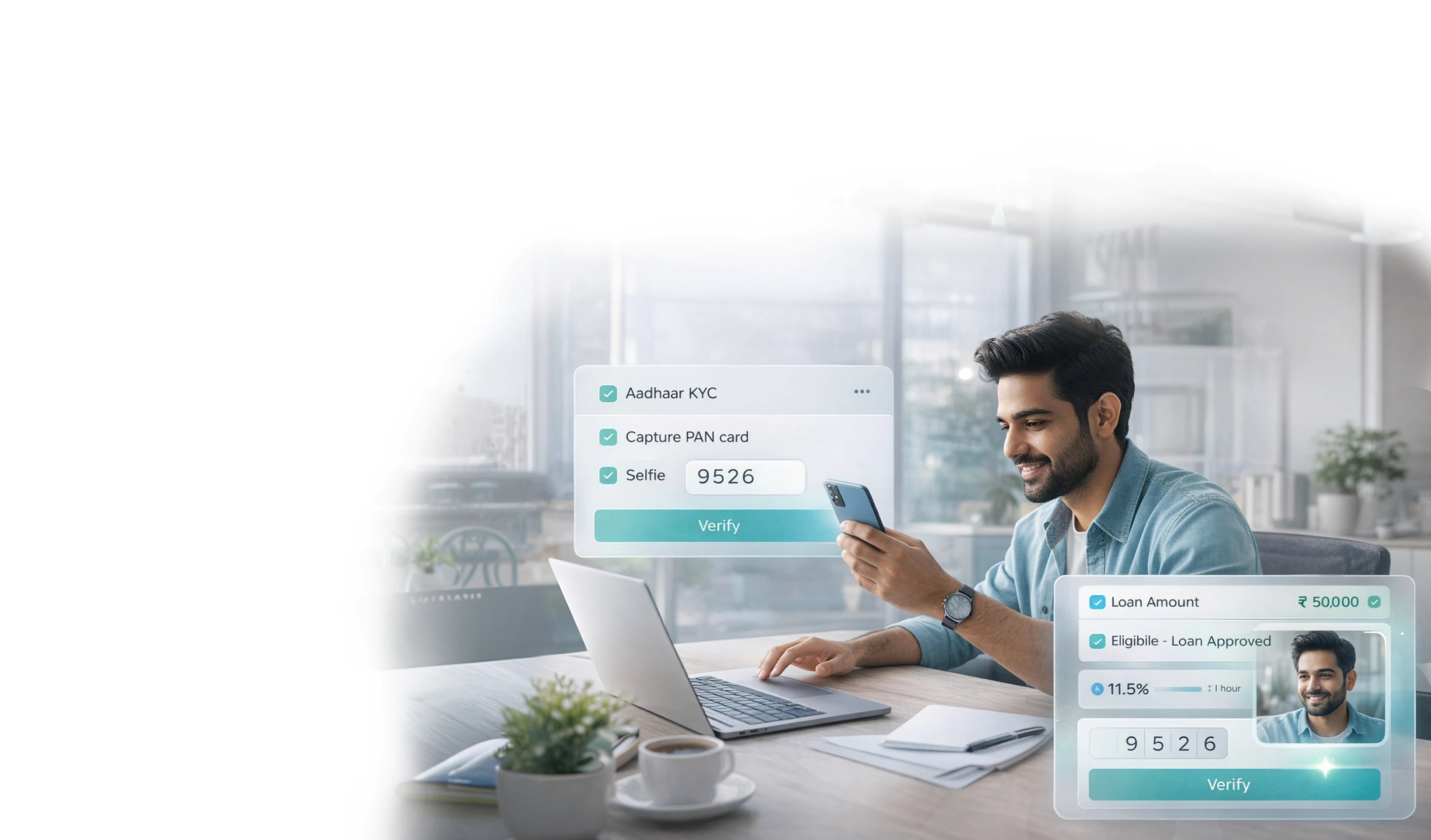 Seamless KYC, identity verification, and account opening workflows.