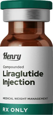 Vial of injectable semaglutide.