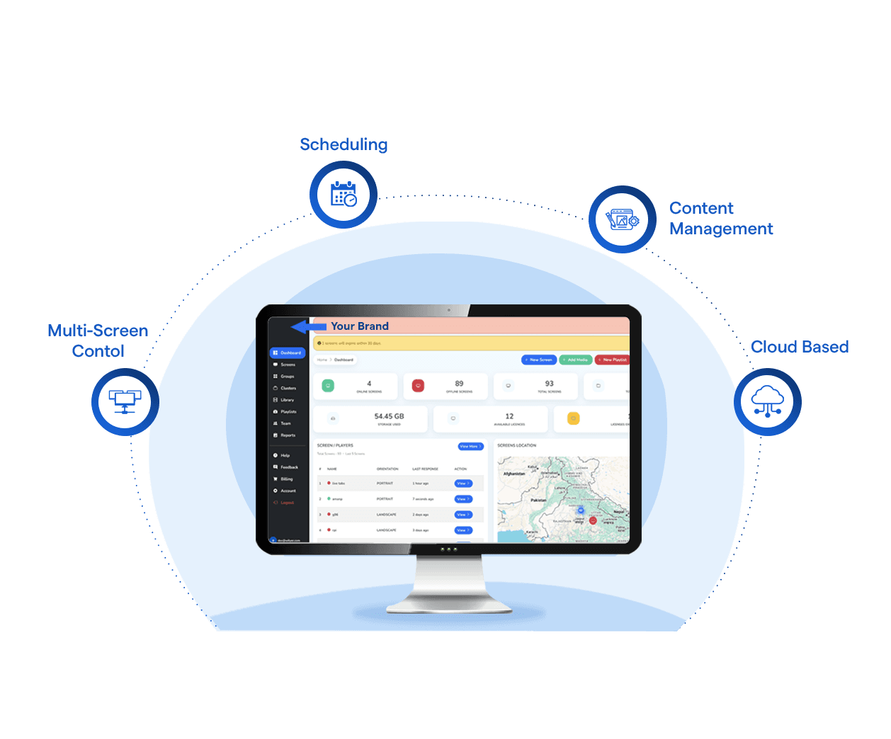 Smart queue management interface showing real-time customer status, booking sync, and wait time optimization for efficient service delivery.