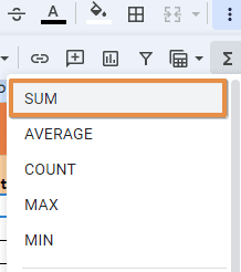 Choose the desired function