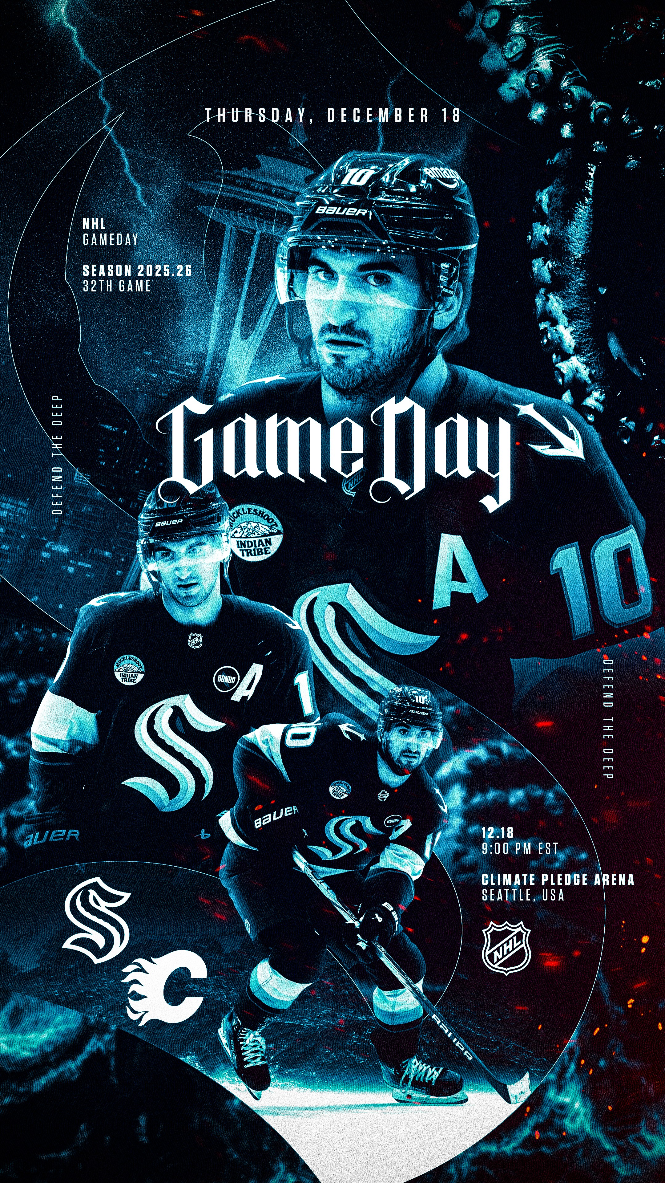 Designer working on colorful packaging designs using a computer and tablet in a modern office setting.