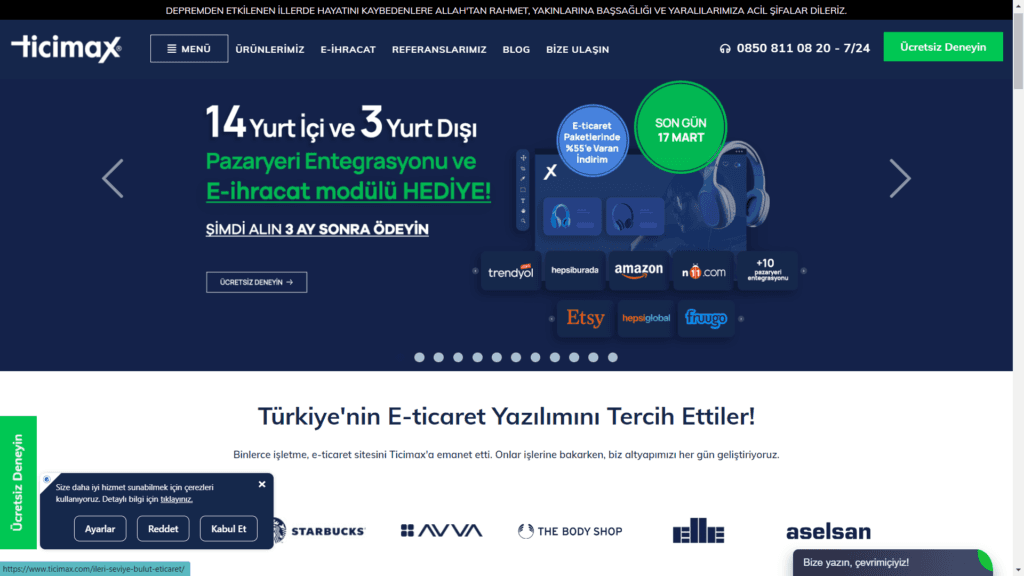 ticimax, shopify alternatifleri, e-ticaret altyapıları