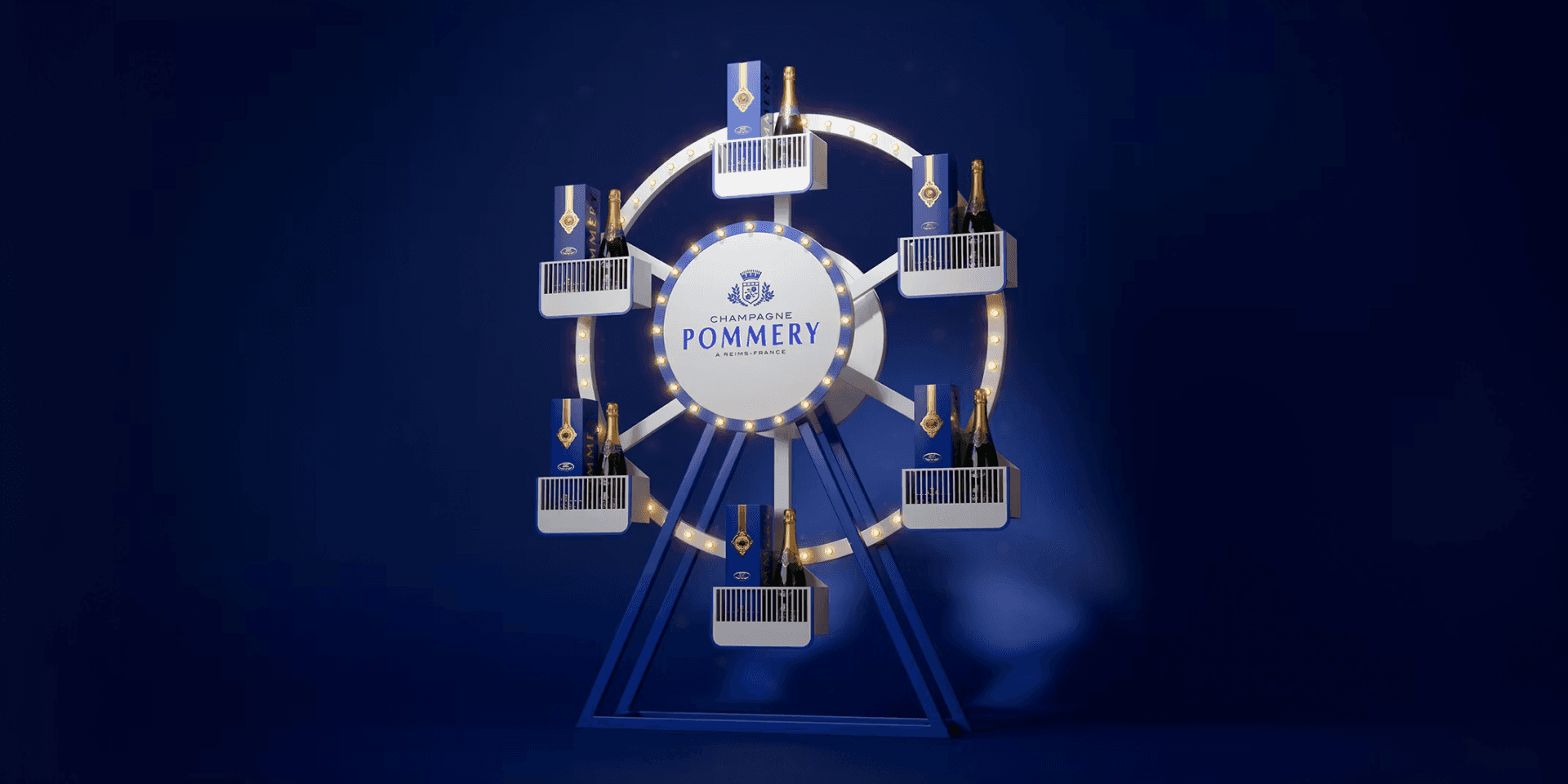 Vranken-Pommery Staging – Ferris Wheel Display