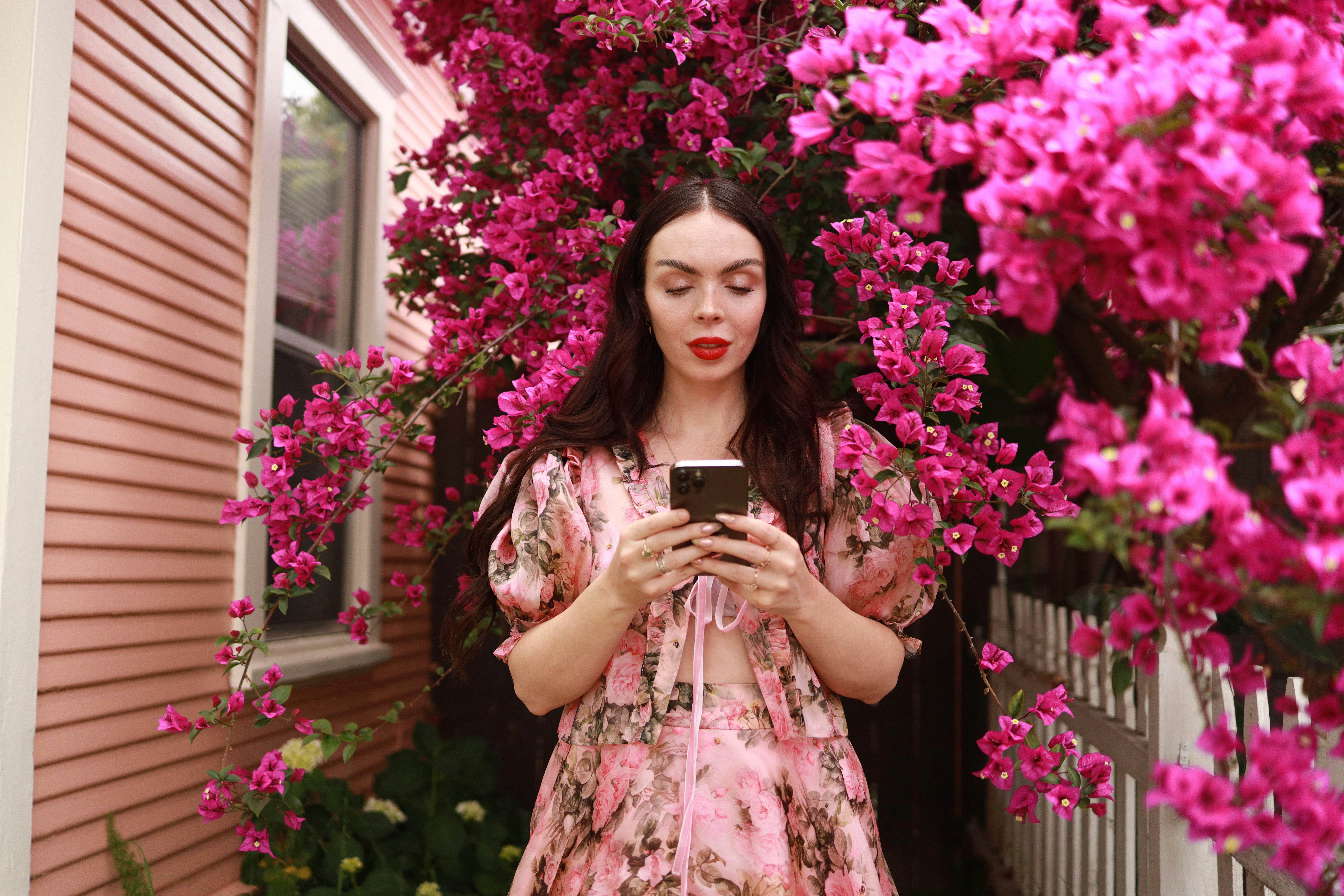 woman using phone - Time Management For ADHD