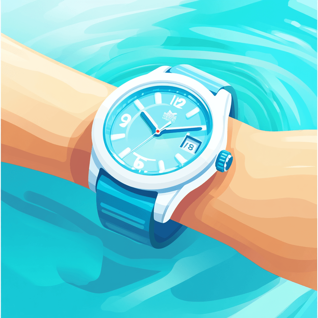 reliable experts image showing a clock in a swimming pool