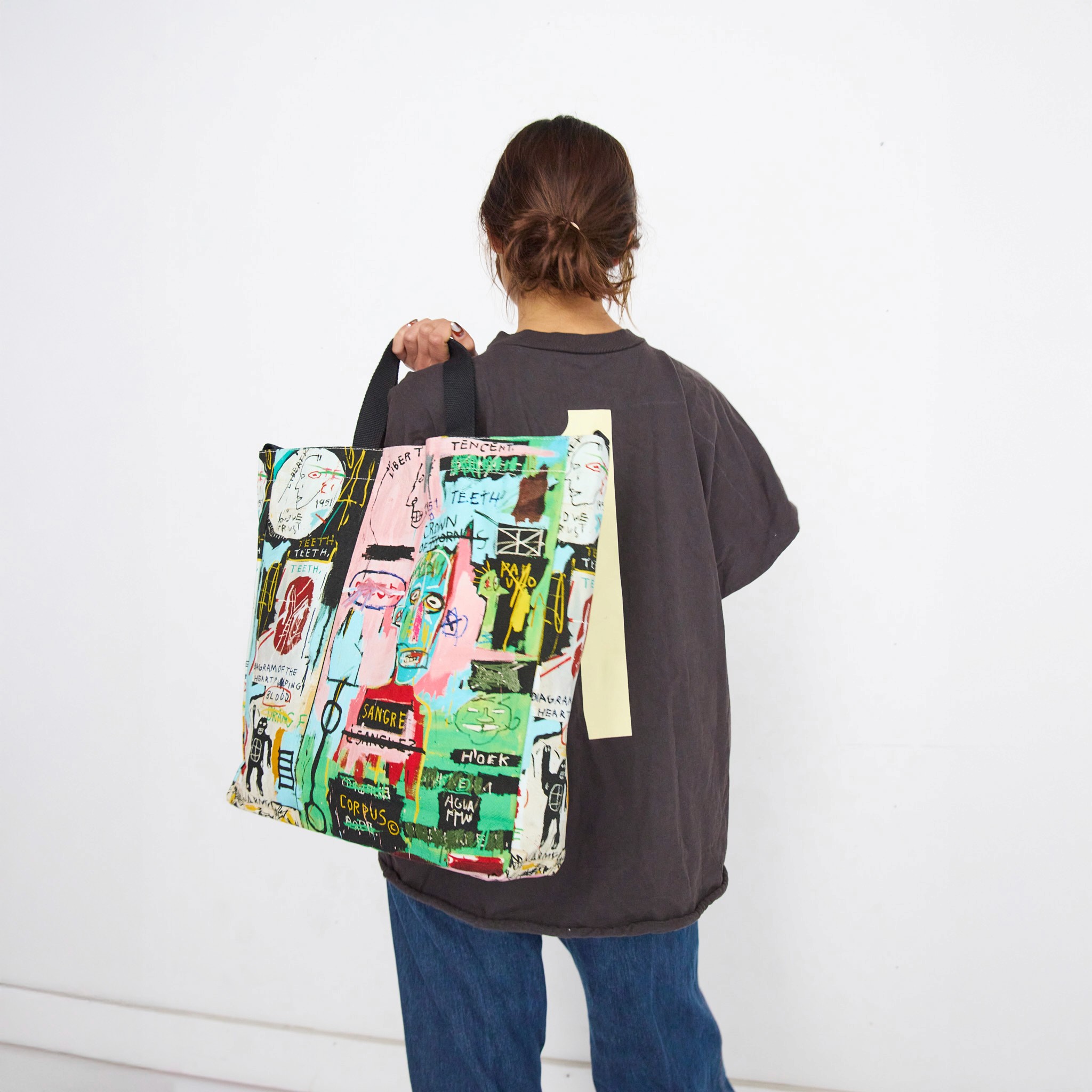 American flag flying against a cloudy sky