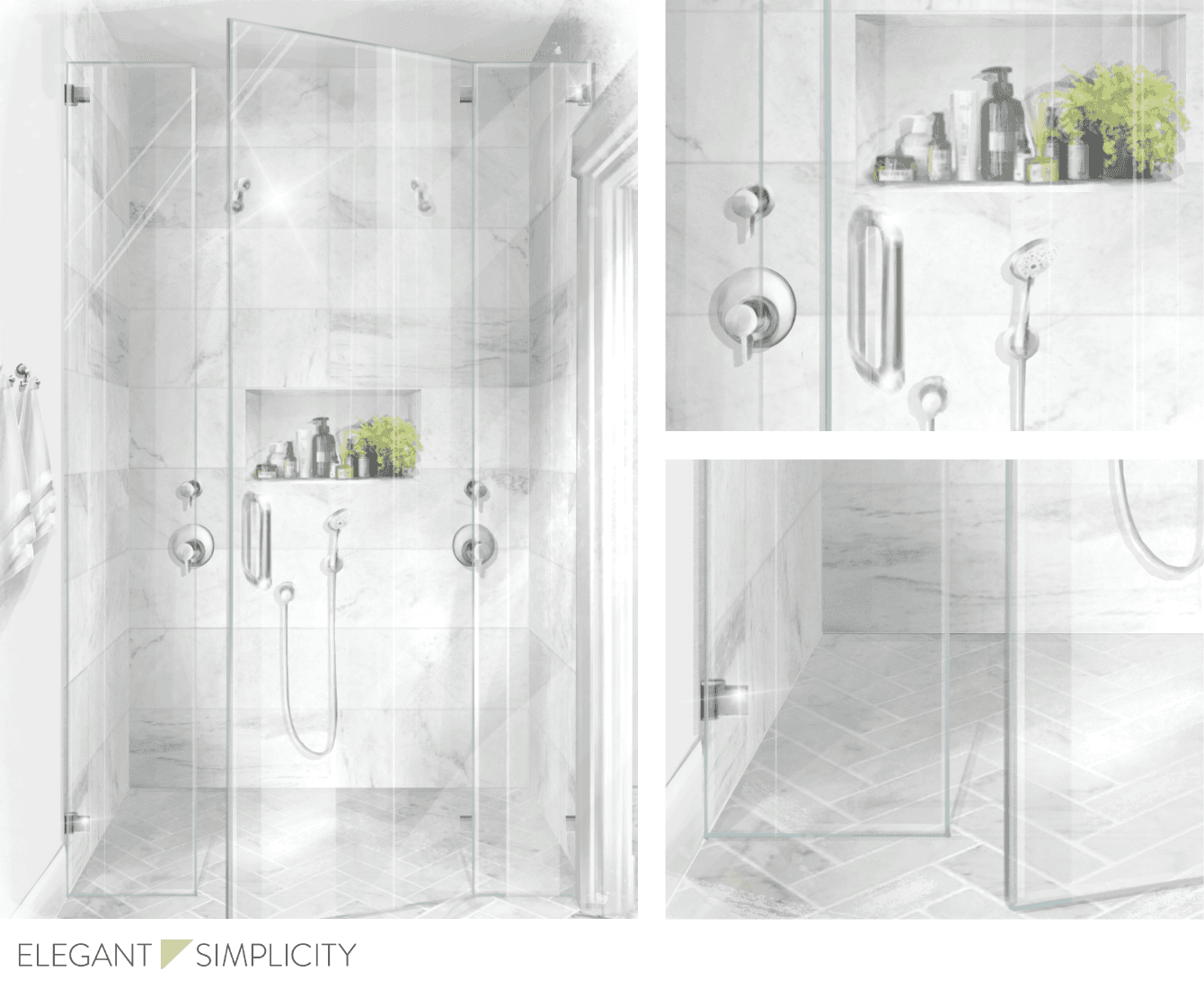 We’re so excited to share details from The Ravensdale House: Primary Bathroom — one of our favorite interior design + remodeling projects in Ravensdale, Washington. 