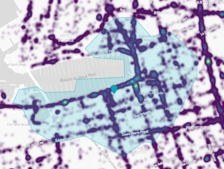 visualisation stationnements et arrets