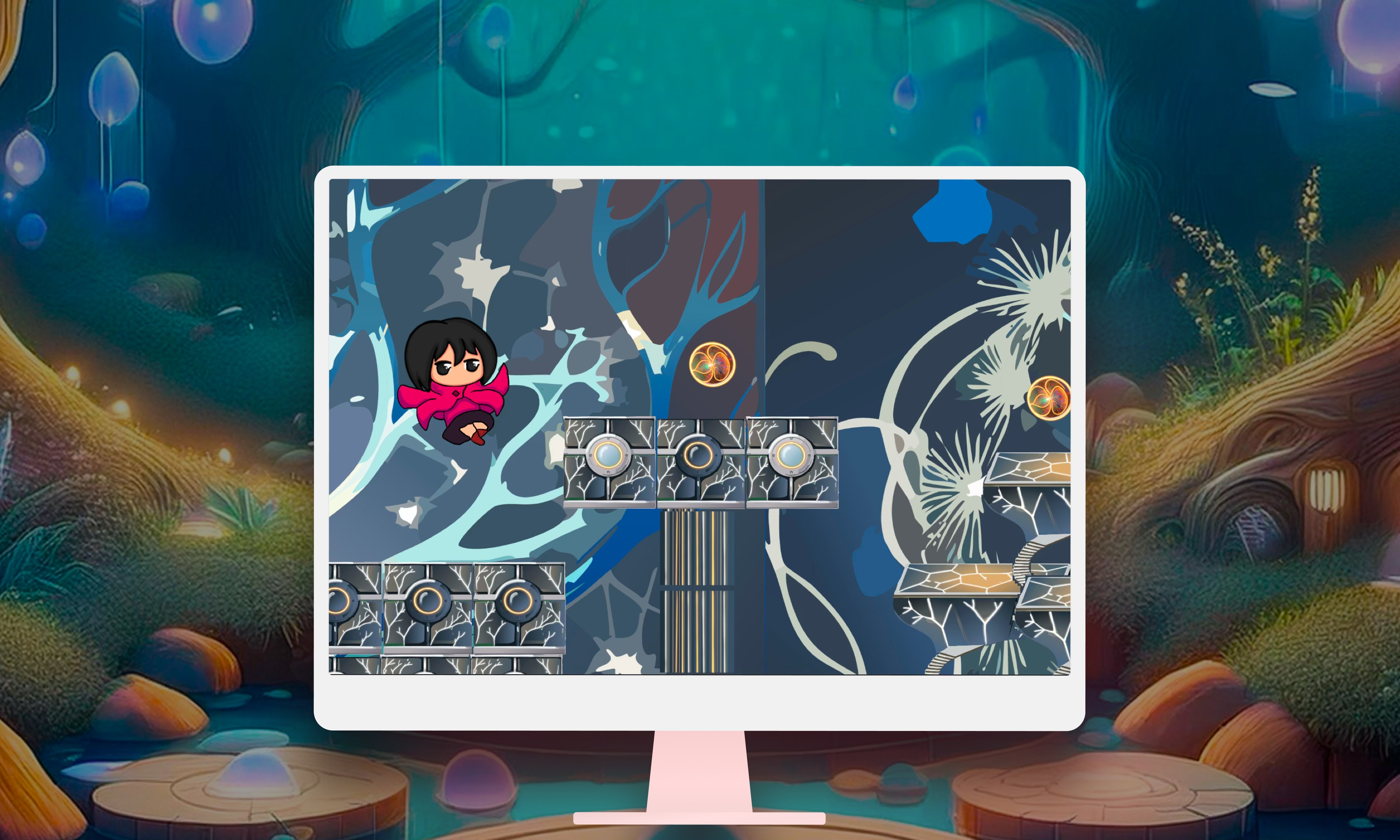 Clario dashboard showing balance, daily spending limit, savings plans, and real-time expense tracking in a modern interface.
