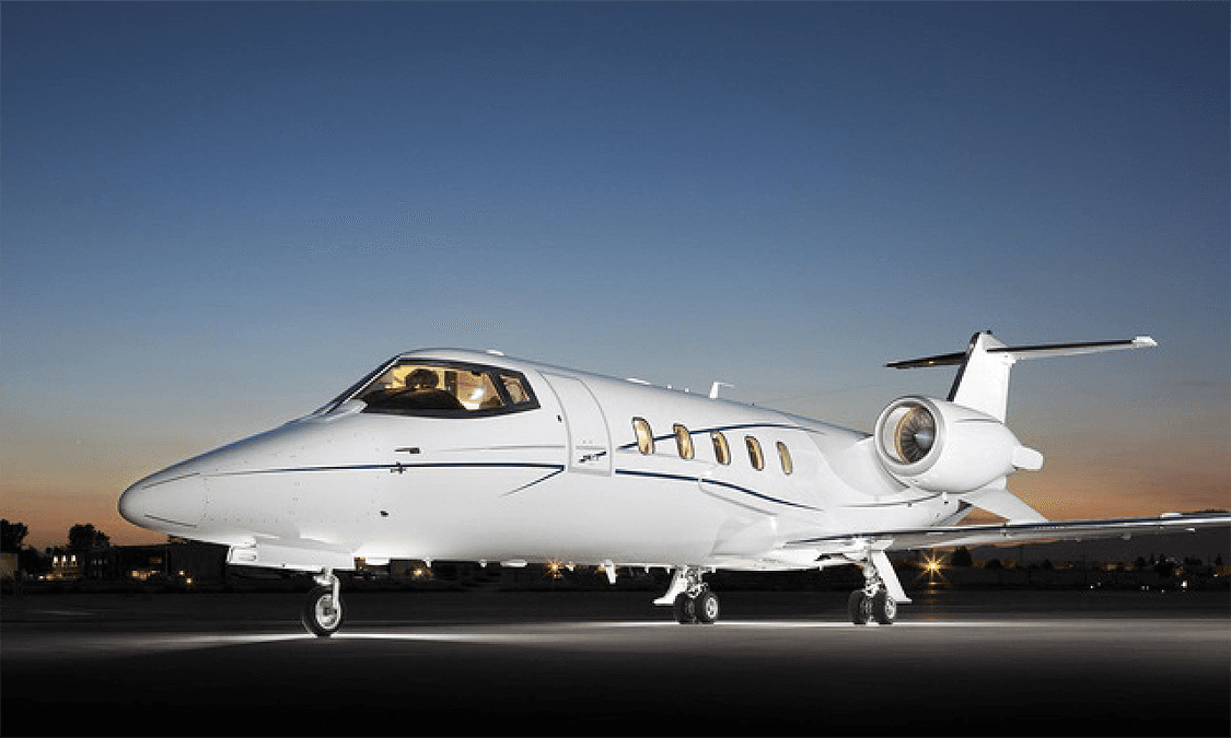 The Learjet 60XR is a mid-size business jet manufactured by Bombardier Aerospace. It is an improved version of the original Learjet 60, with upgraded engines, avionics, and cabin amenities. The aircraft has a maximum range of 2,405 nautical miles or 4,455 km and can accommodate up to 8 passengers.