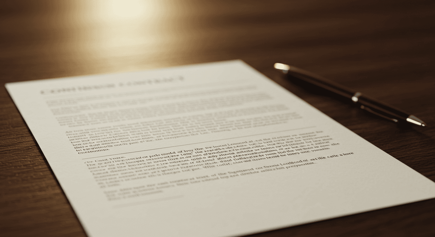 accommodation contract