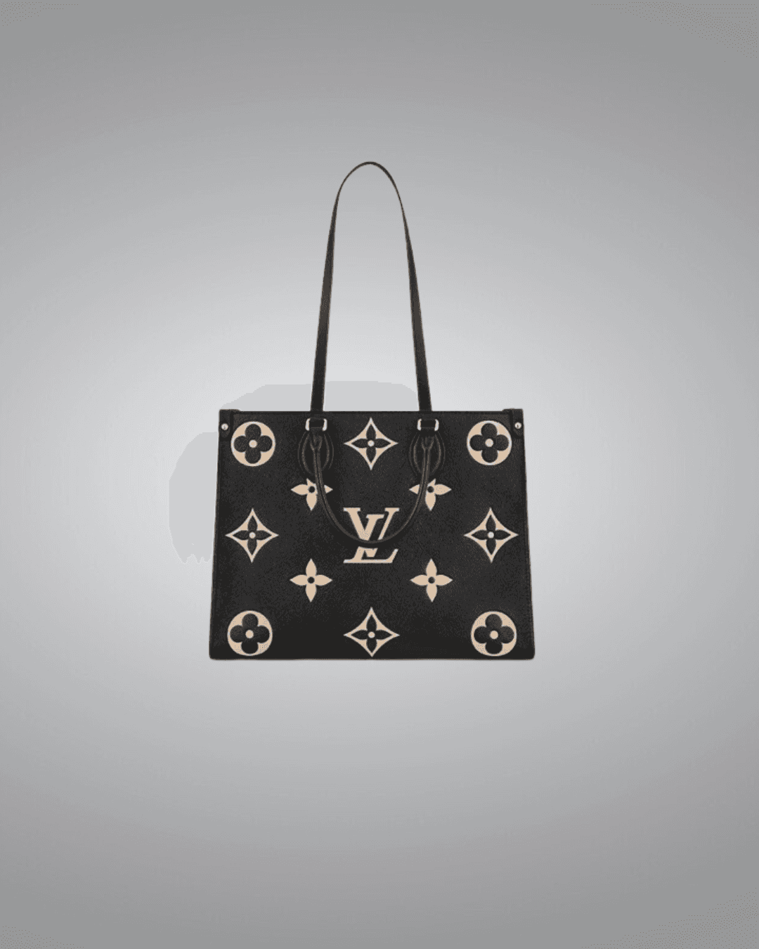 LV Onthego Medium Tote Bag in Black