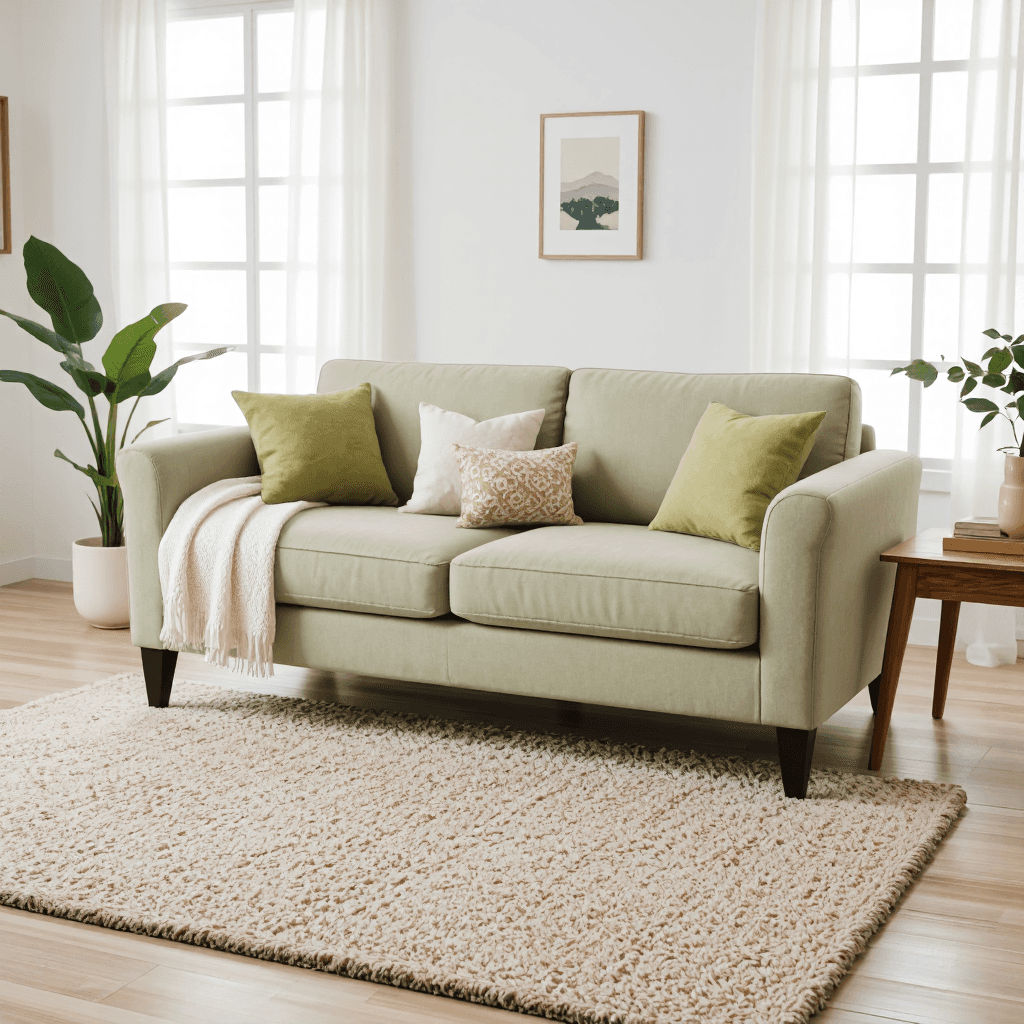 product photography of sofa