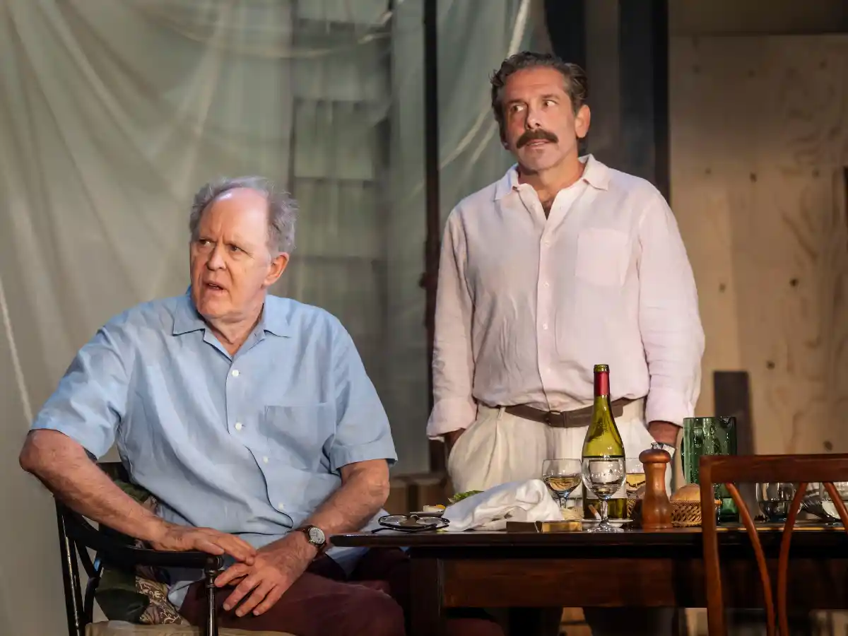 Драматичний момент із бродвейської постановки «Гігант», Нью-Йорк