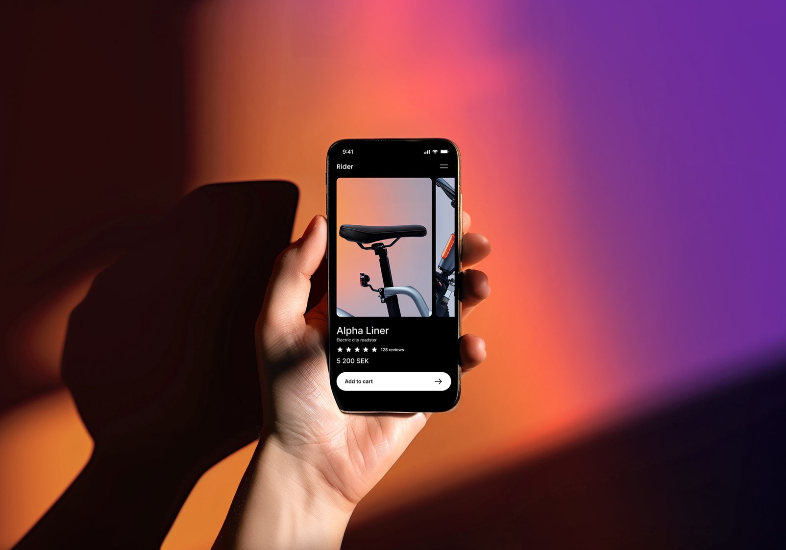 Modernt POS-system för klädbutik på en surfplatta