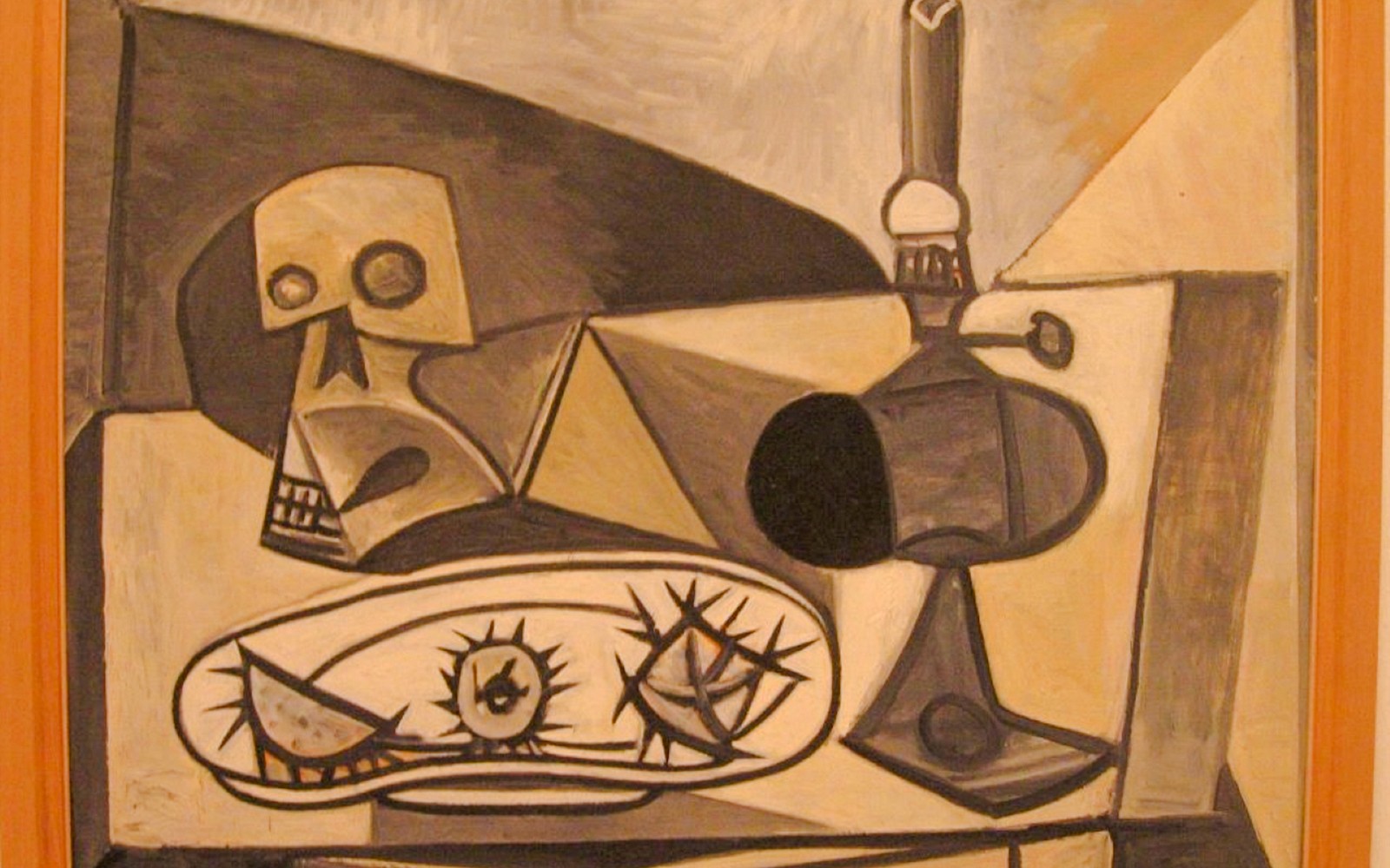 立体派绘画中的抽象形状展览 - 巴黎毕加索博物馆，法国。