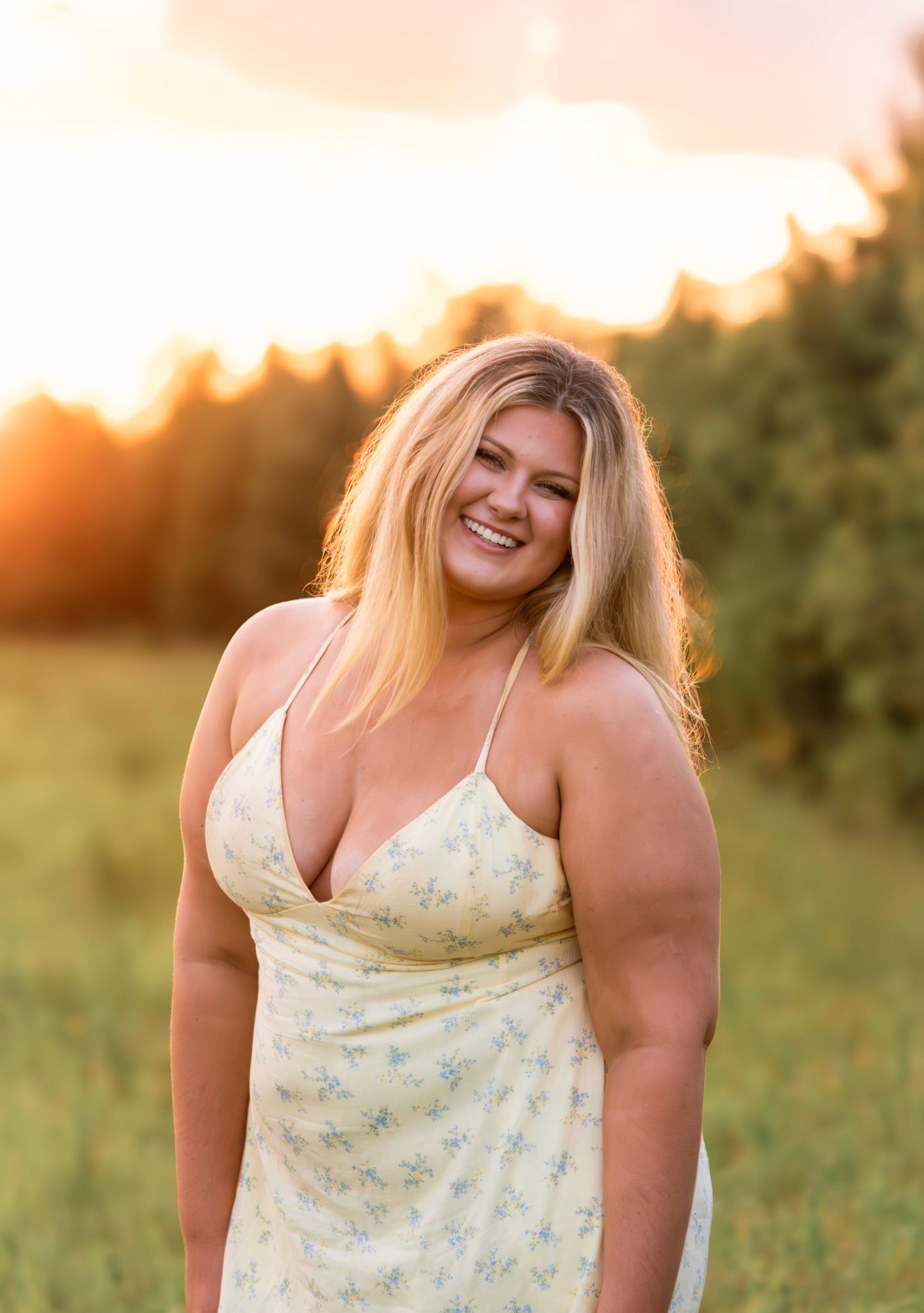 A black female model