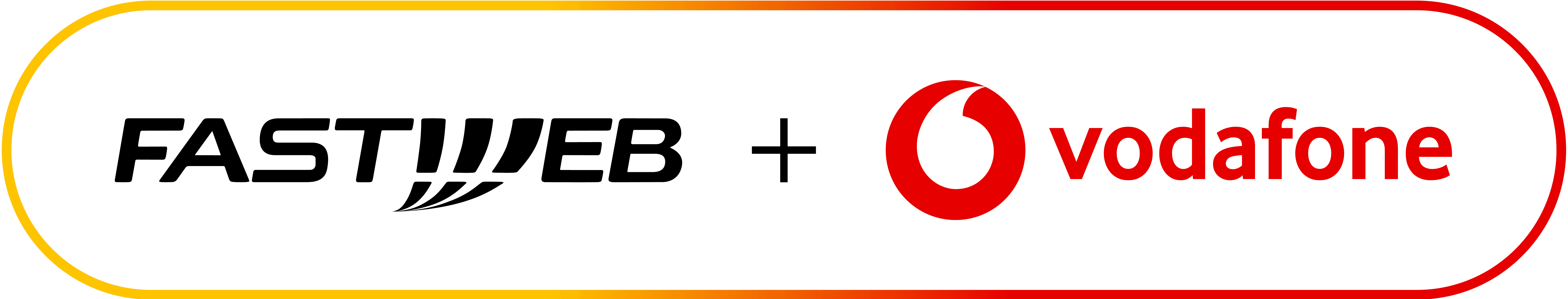Fastweb + vodafone logo