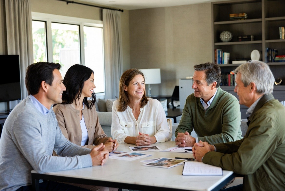 Aerial view of a winding road cutting through rocky terrain with patches of grass.