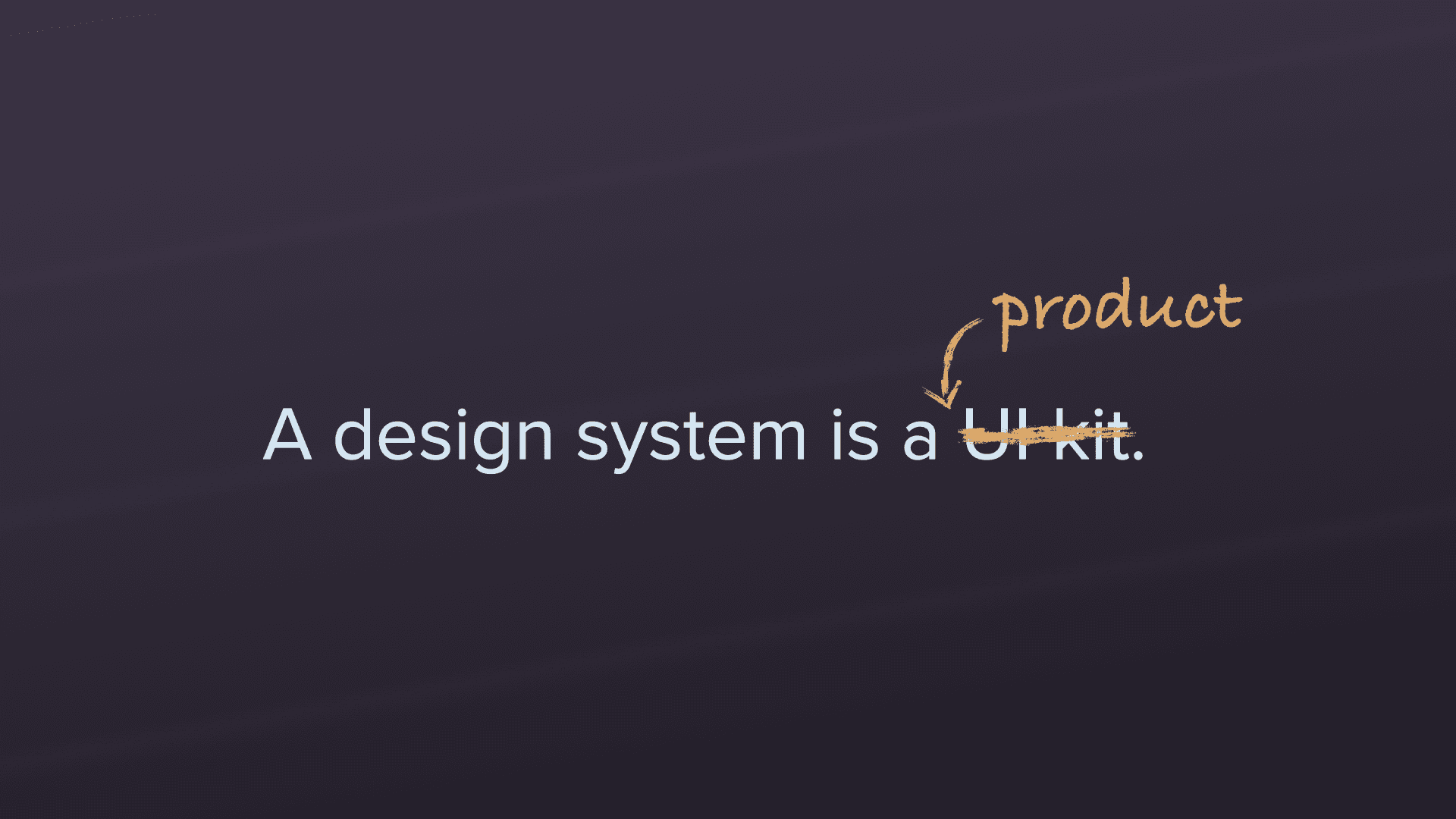 design system is a product