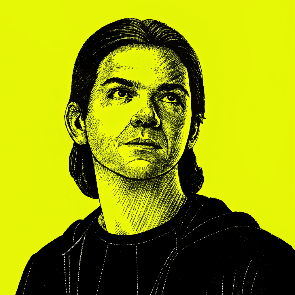 Close-up portrait of a person