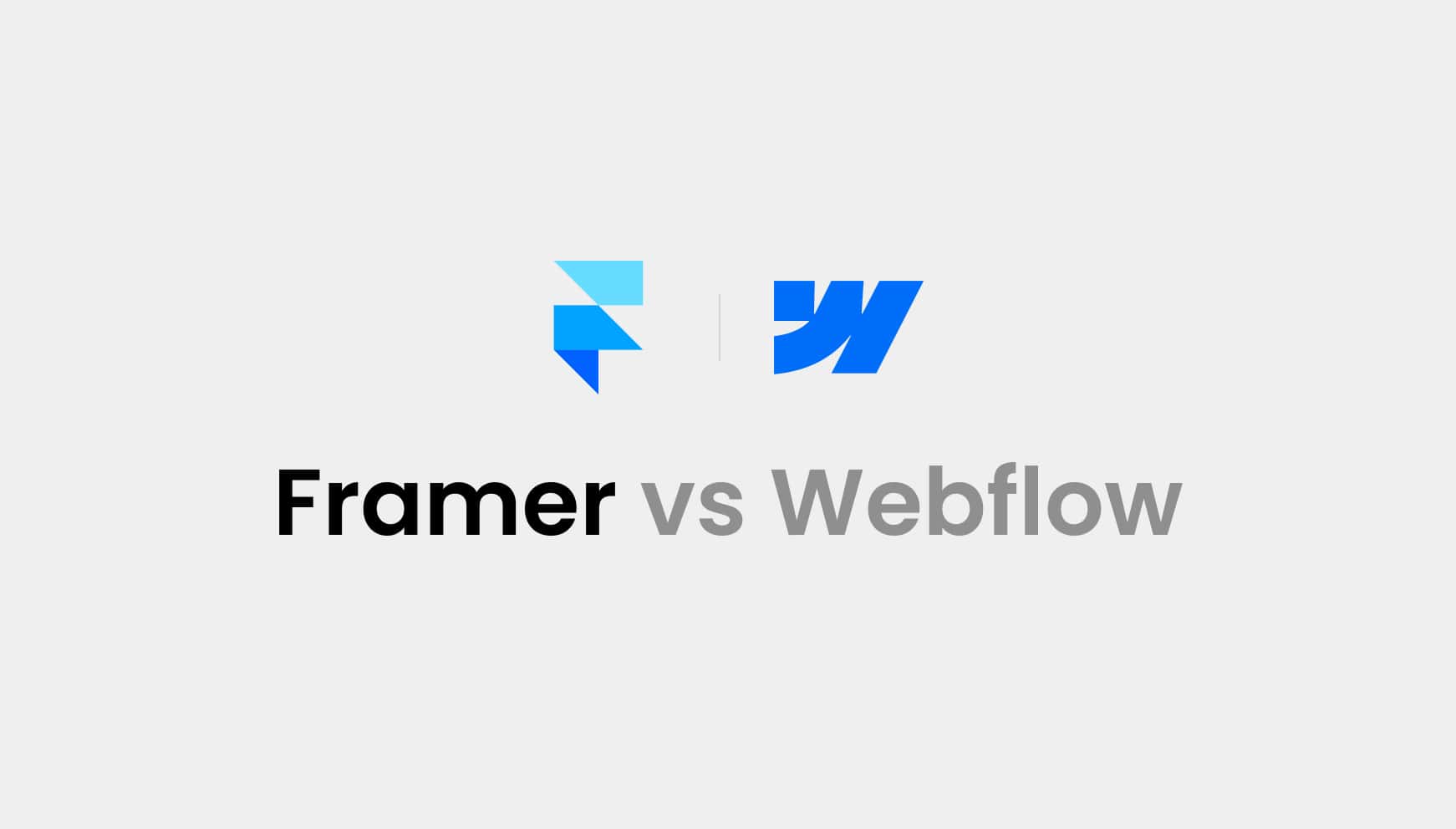 framer vs webflow