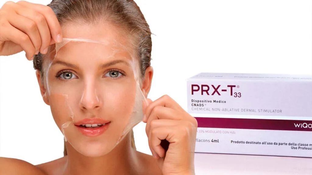 Forehead Line Treatment Being Performed