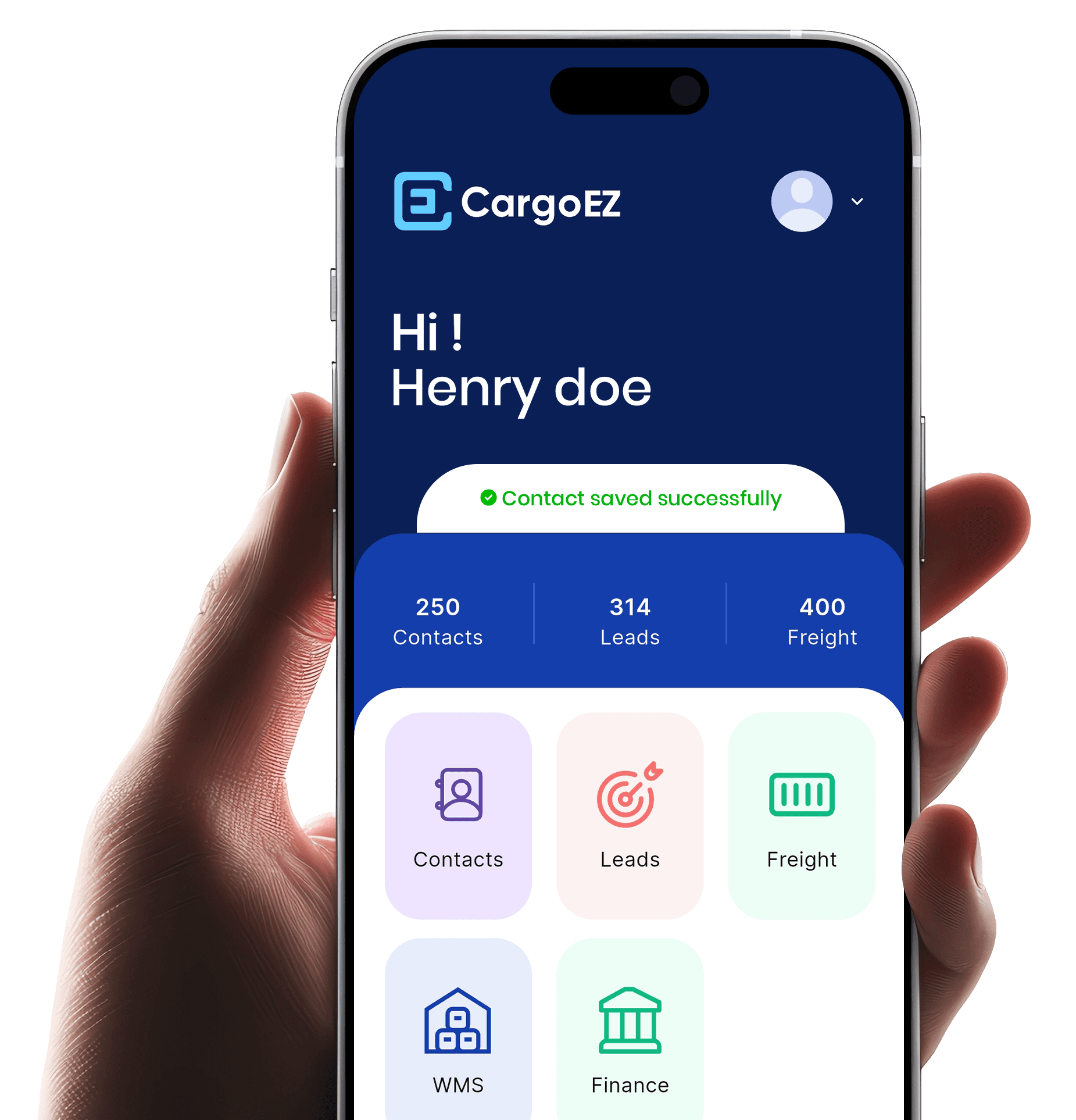 Mobail phone with hand 