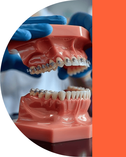 Man browsing on tablet.