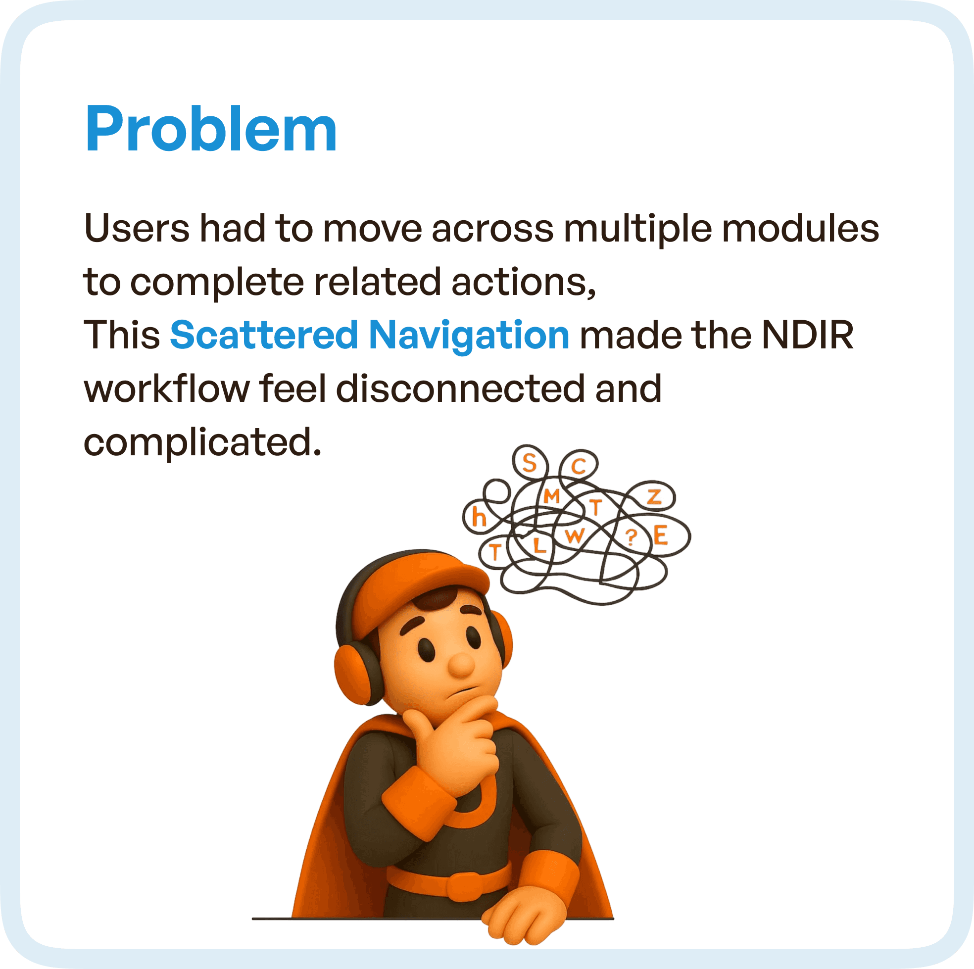 Upslide Mascot is getting confused