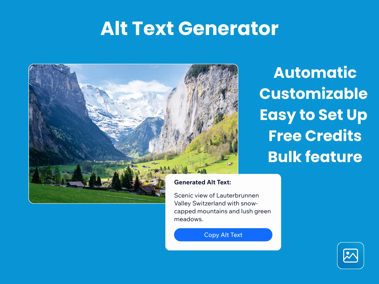 Alt Text Generator AI framer plugins