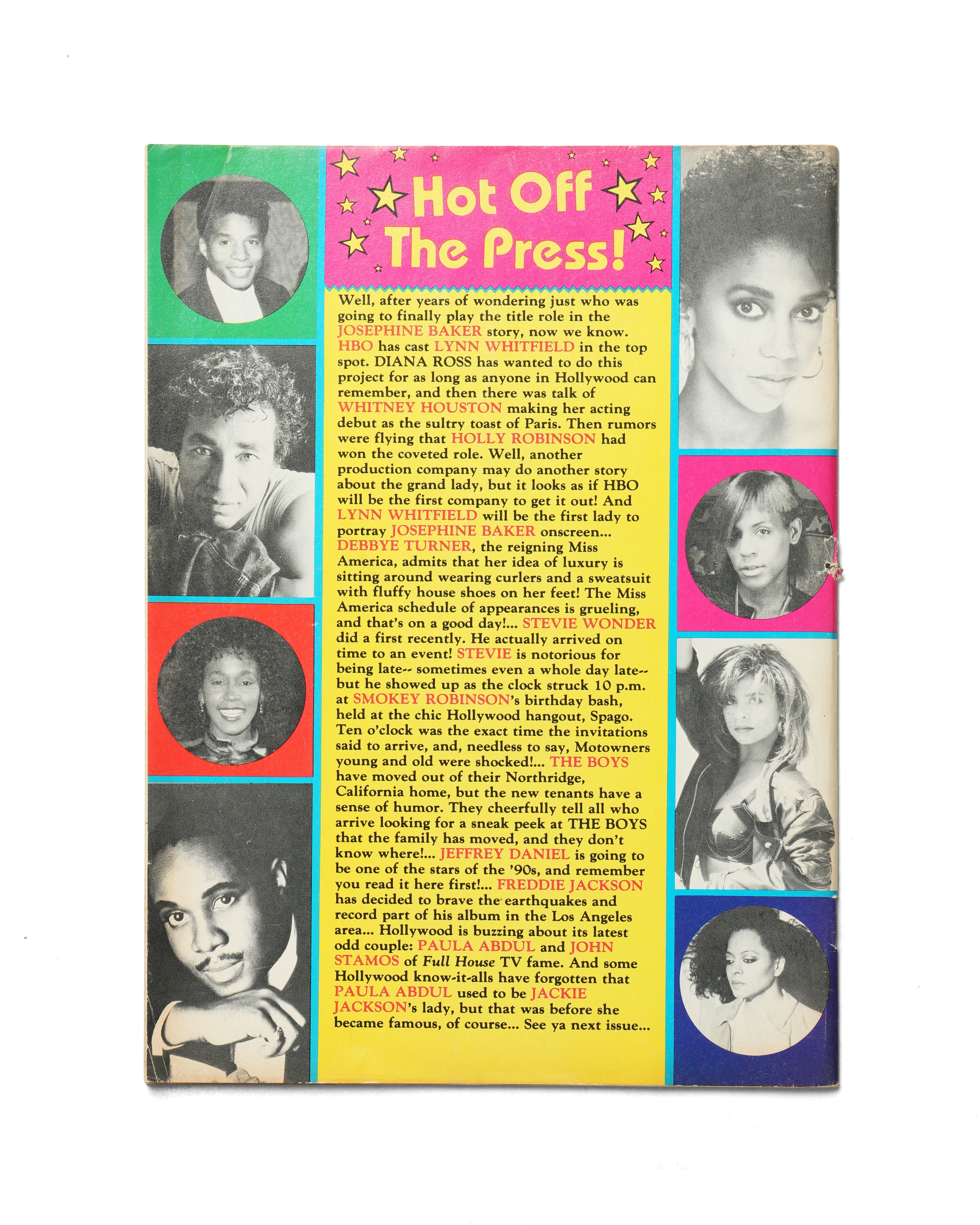 Fresh - April 1990 - Back Cover