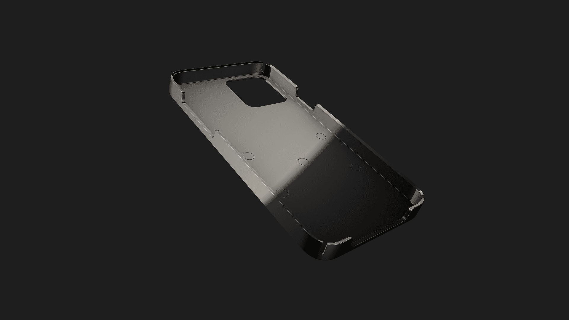 Inside view of Iphone 12 case with LA FERRARI design designed and 3D printed by theCraftiqs | A Design Studio