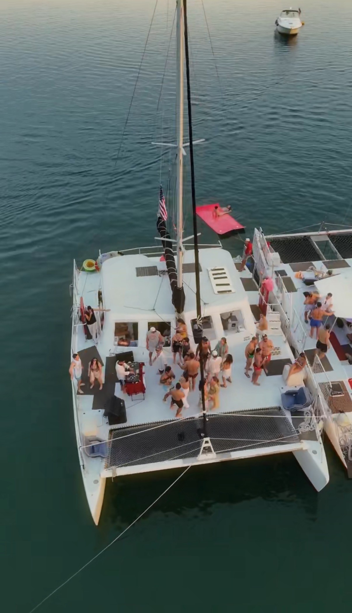 a large stone sculpture with Great Sphinx of Giza in the background