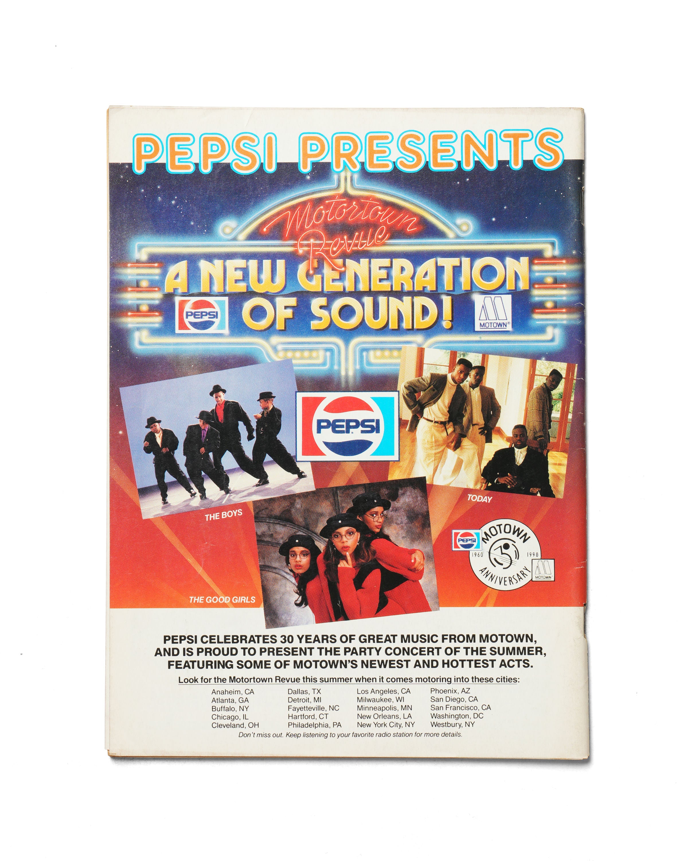 Right On - September 1990 - Back Cover