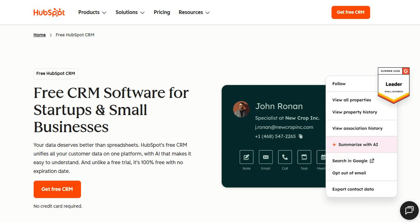 HubSpot CRM