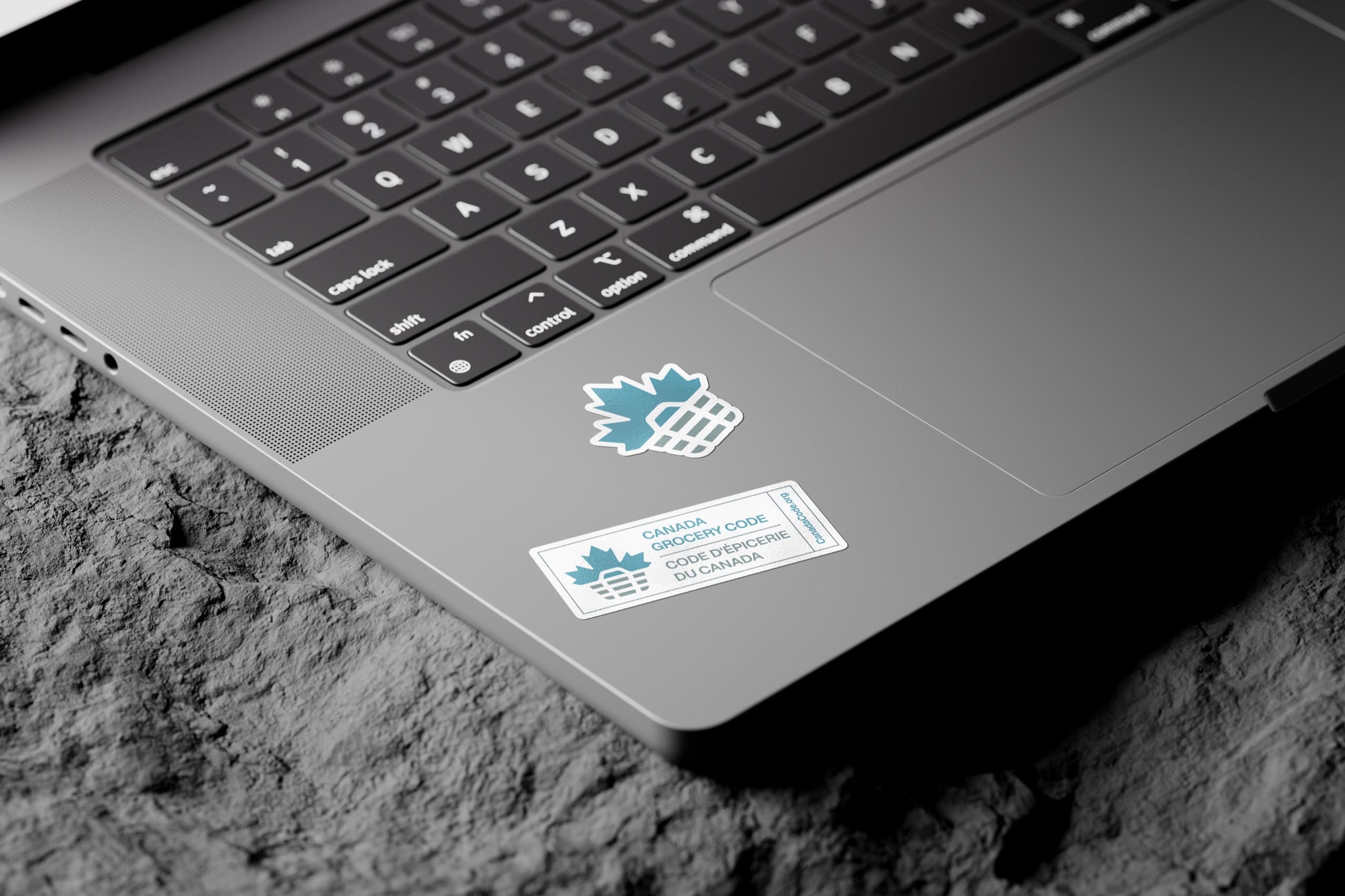 Canada Grocery Code sticker badge.