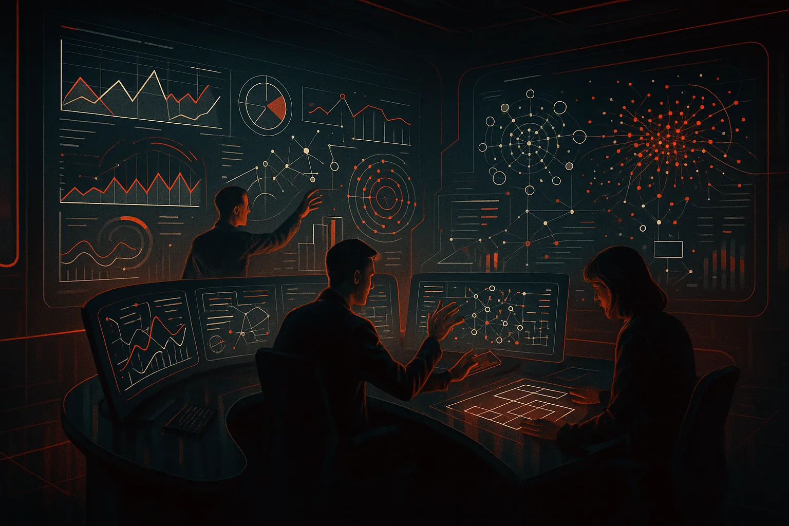 RockN' Socials team strategizing in a digital marketing agency dashboard.