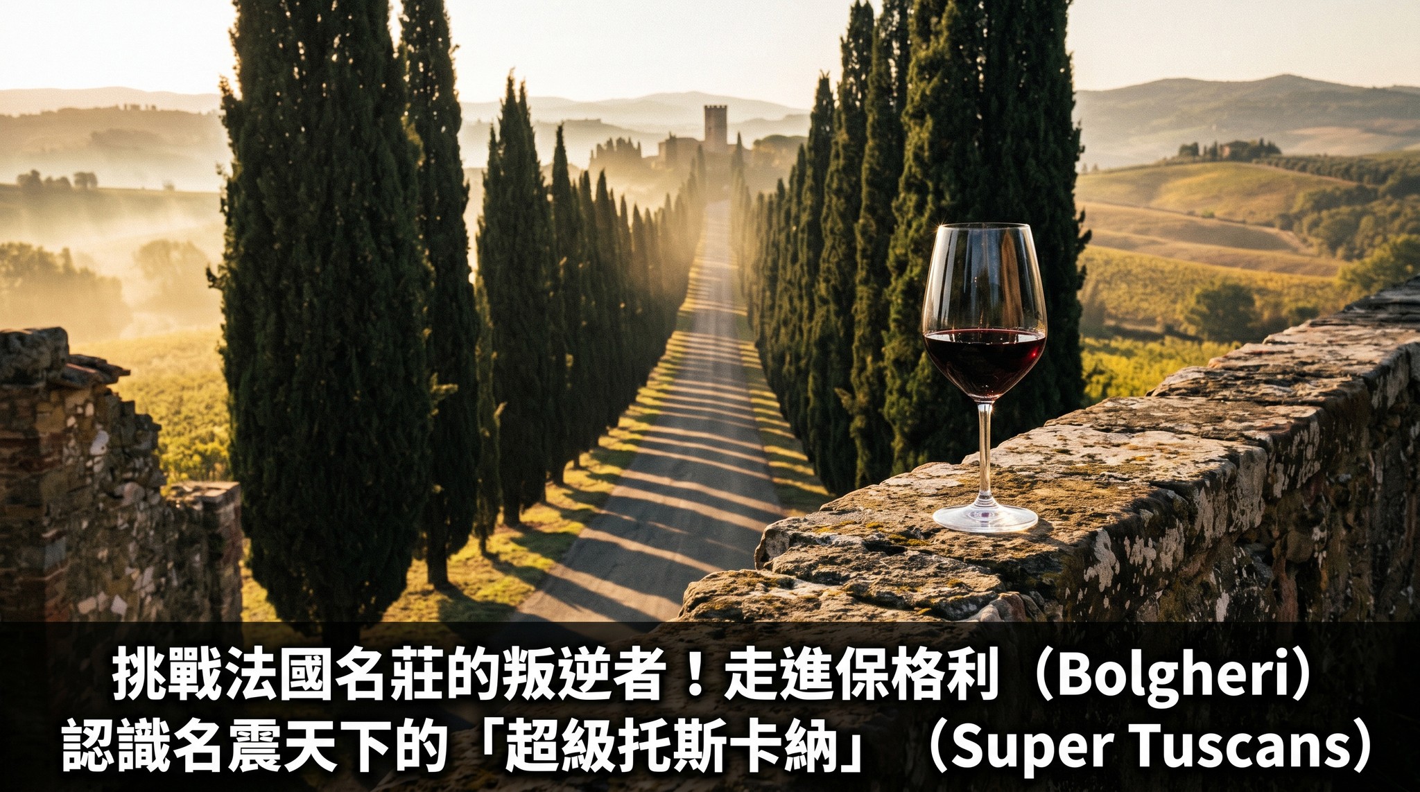 挑戰法國名莊的叛逆者！走進保格利 (Bolgheri) 認識名震天下的「超級托斯卡納」(Super Tuscans)