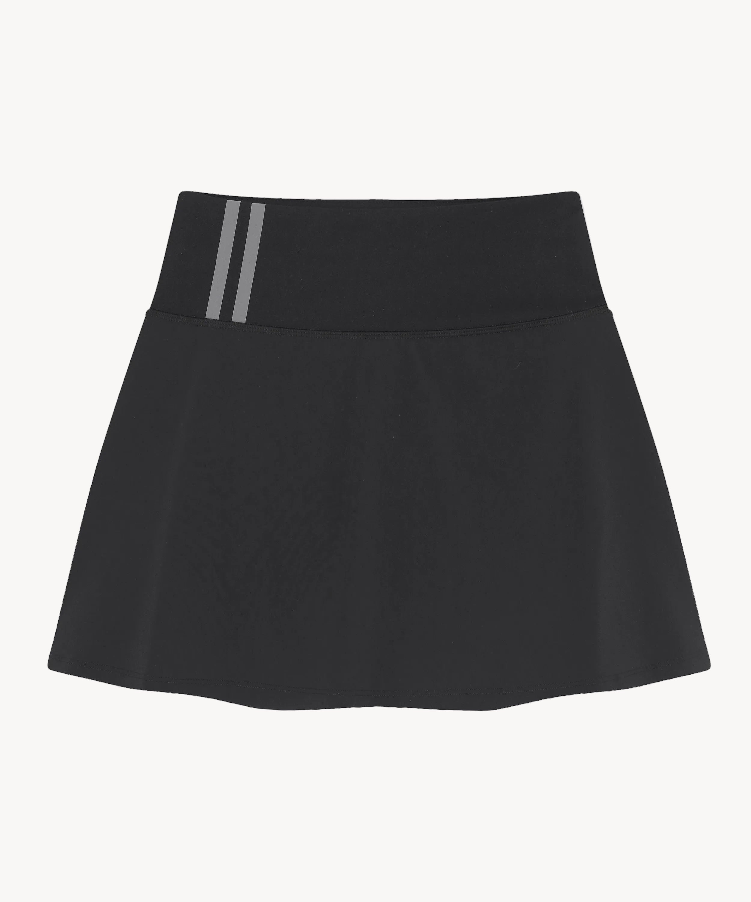 2 in 1 A-Line Skirt in Black