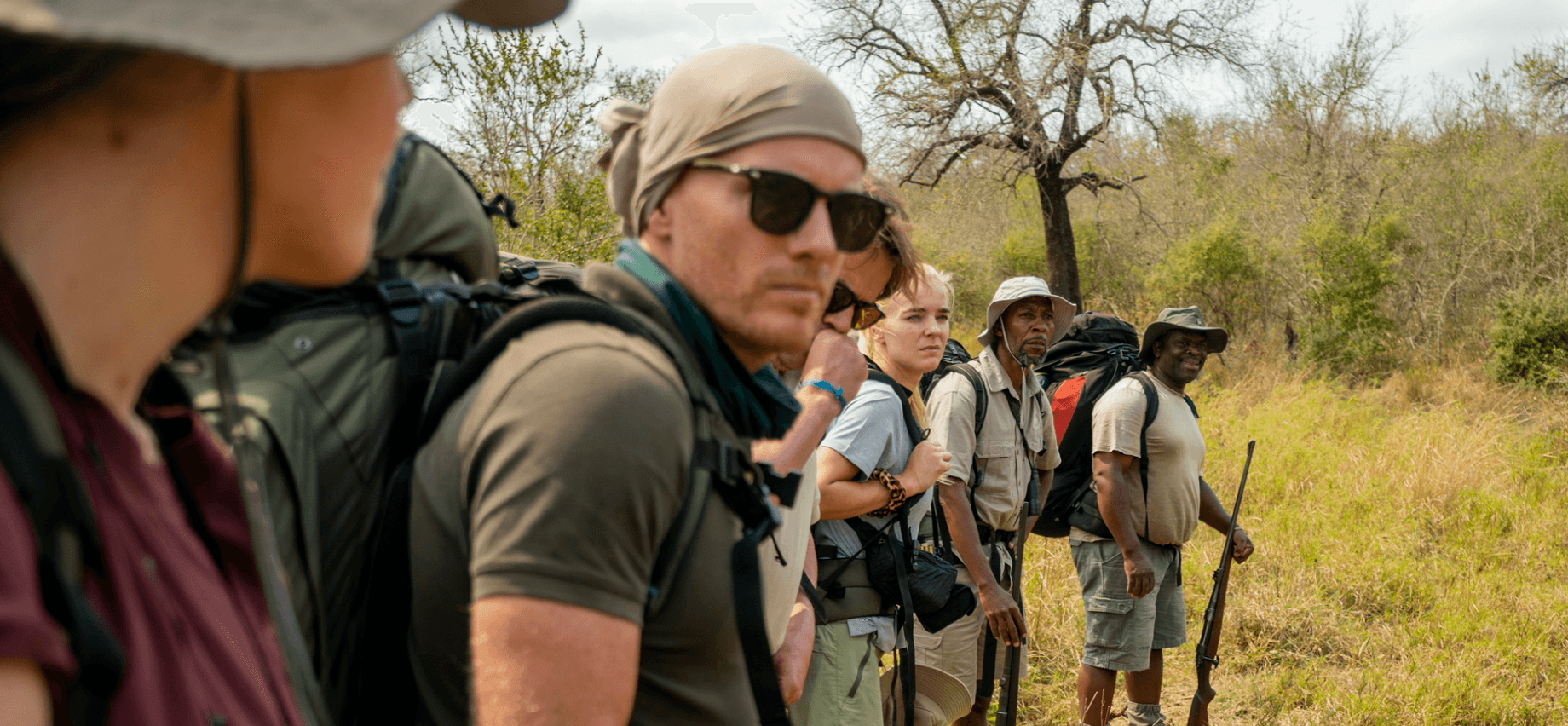 group on safari in South Africa