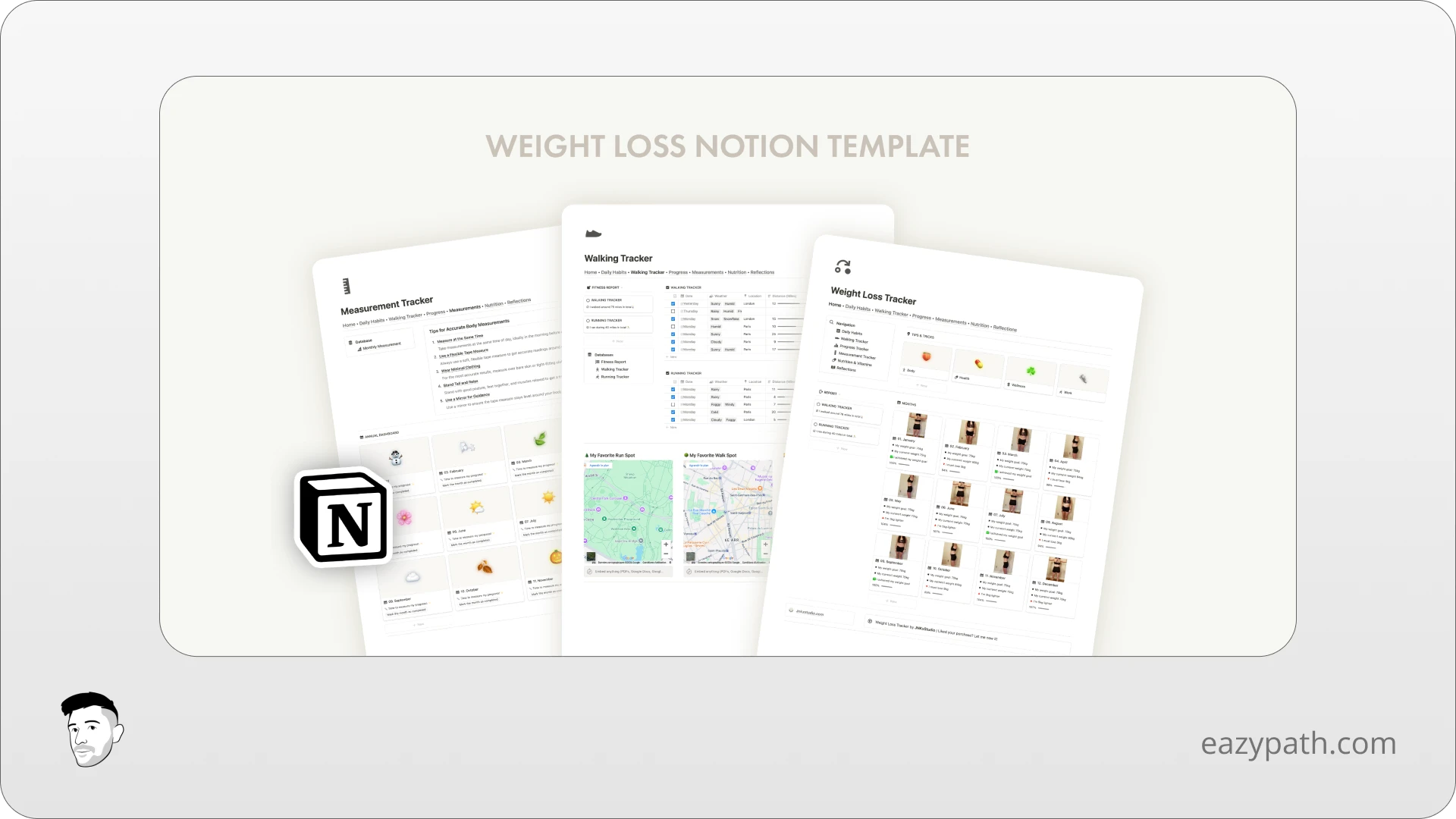 Health Notion Templates - JNK Studio