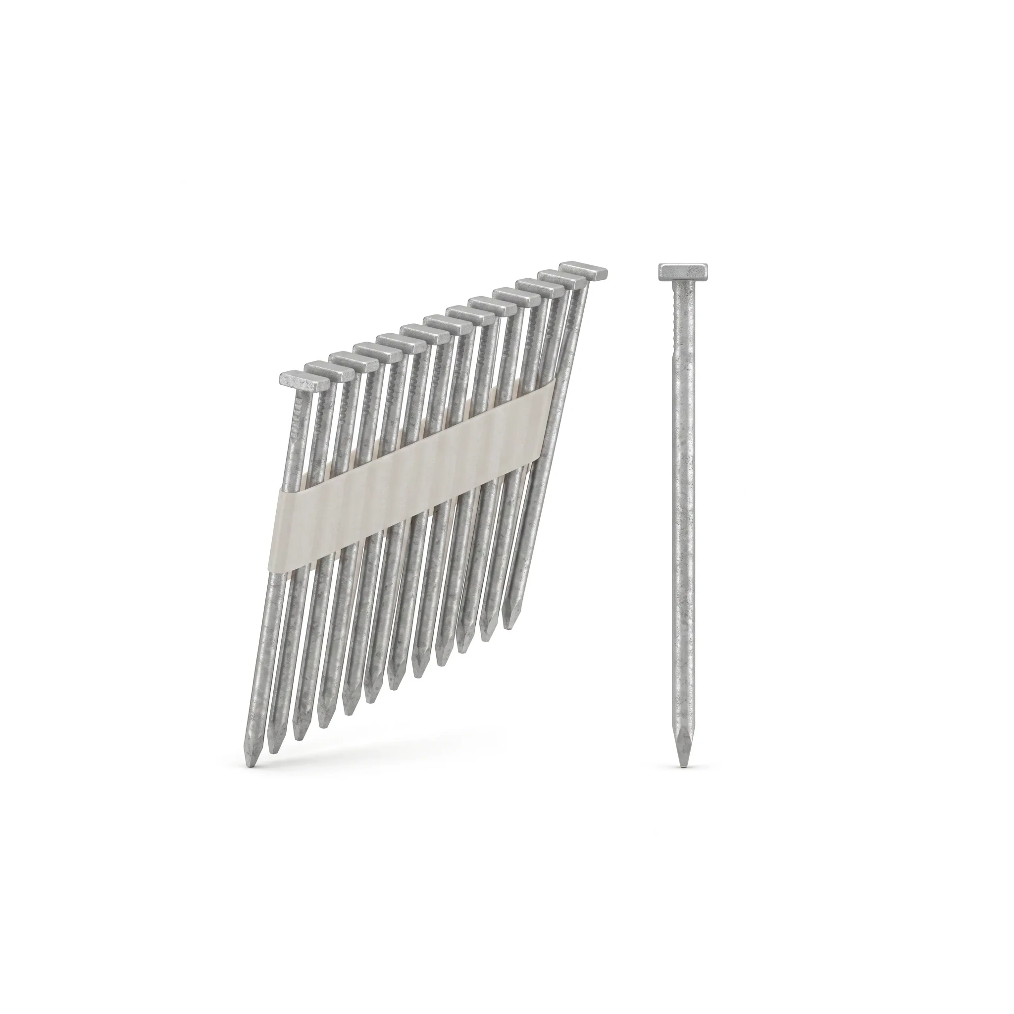 2 in 15 ga Angled Finish Nails HDG available from Capital Lumber in Boise, Idaho