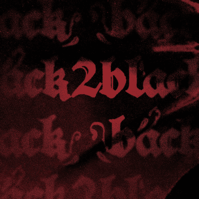 Cover singlu back2black od Temný Rudo