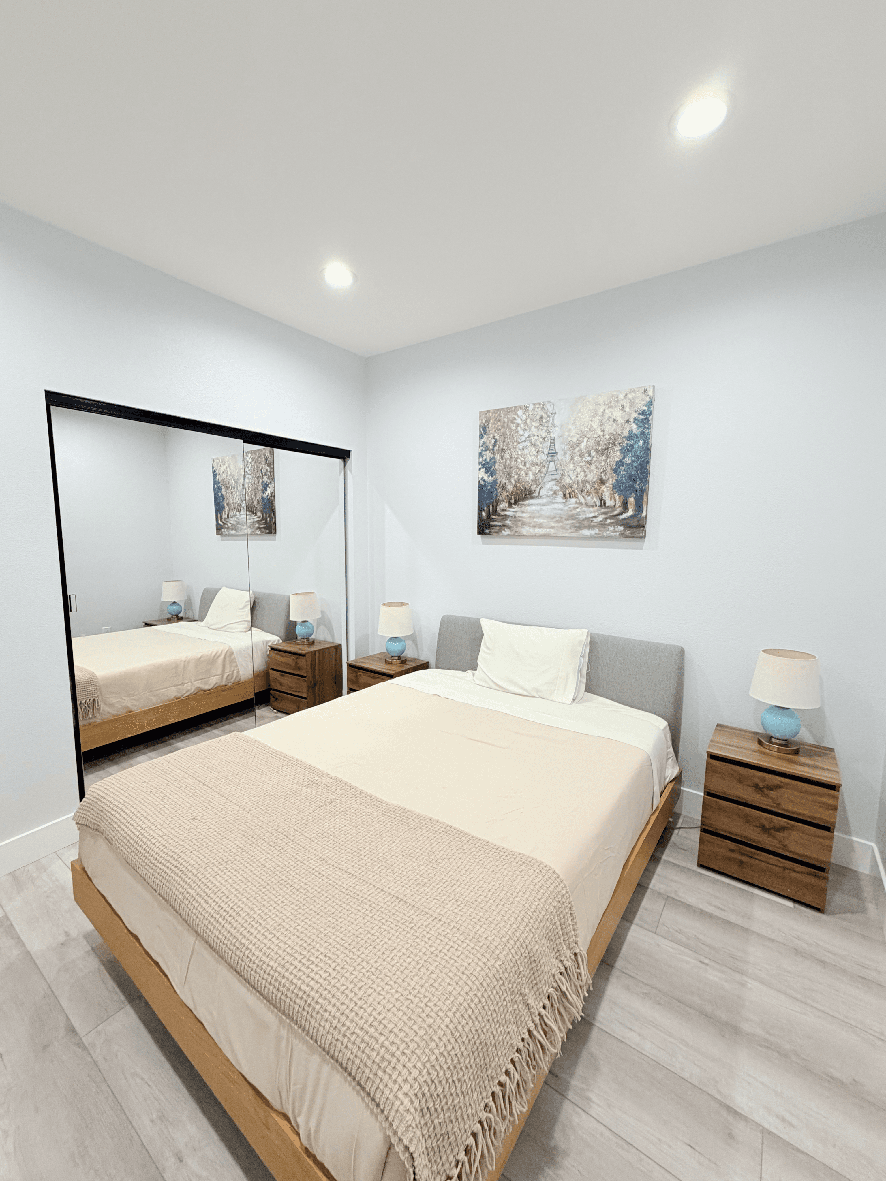 ADU secondary bedrooms with natural lighting – THP Construction
