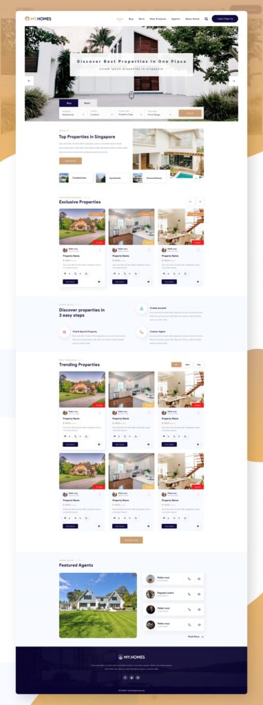 Example work of ui ux design