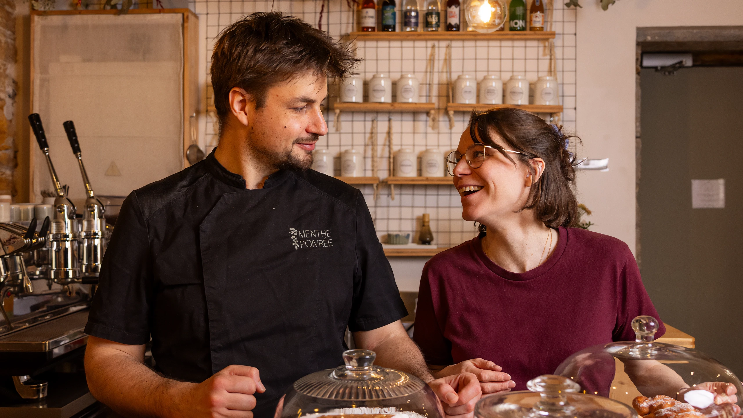 portrait du chef Sébastien et de Camille
